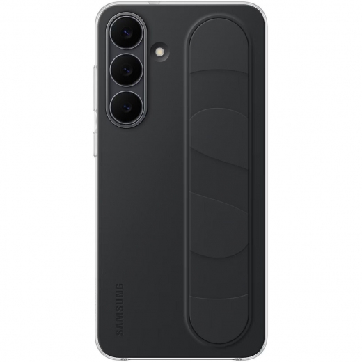 Накладка Samsung Standing Grip Case для Samsung Galaxy S25 FE (EF-GS731CBEGWW) Black - фото - Samsung Experience Store — брендовый интернет-магазин
