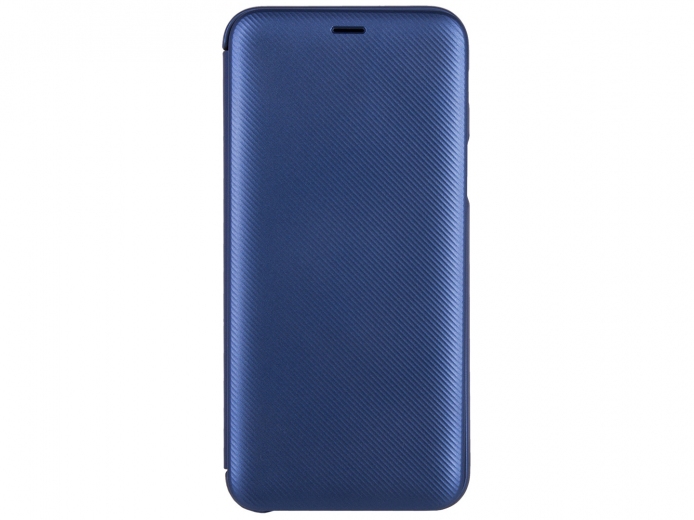 Чехол-книжка Samsung Flip wallet cover A6 2018 (EF-WA600CLEGRU) Blue - фото - Samsung Experience Store — брендовый интернет-магазин