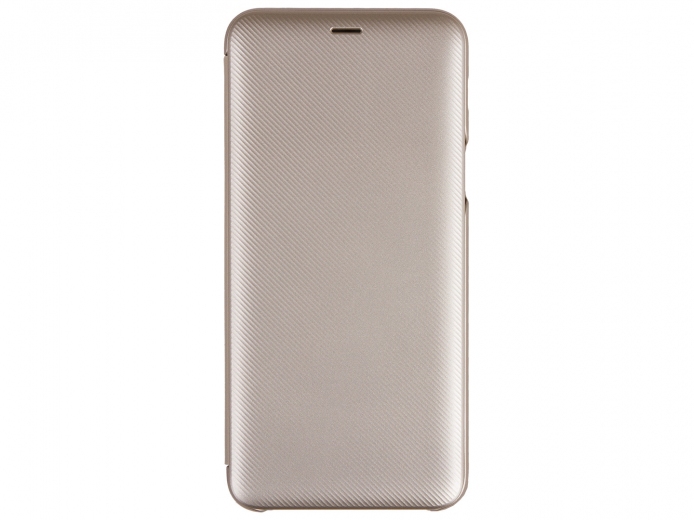 Чехол-книжка Samsung Flip wallet cover A6+ 2018 (EF-WA605CFEGRU) Gold - фото - Samsung Experience Store — брендовый интернет-магазин