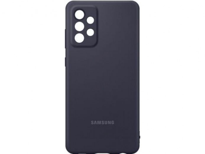 Панель Silicone Cover для Samsung Galaxy A72 EF-PA725TBEGRU Black - фото - Samsung Experience Store — брендовый интернет-магазин