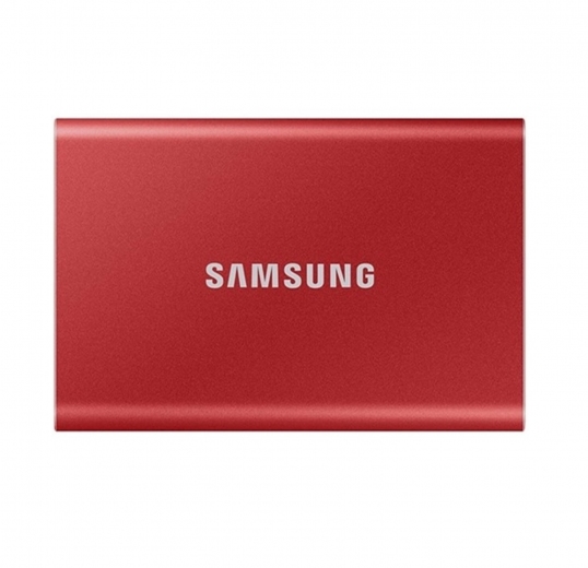 Жесткий диск Samsung Portable SSD T7 500GB USB 3.2 Type-C (MU-PC500R/WW) External Red - фото - Samsung Experience Store — брендовый интернет-магазин