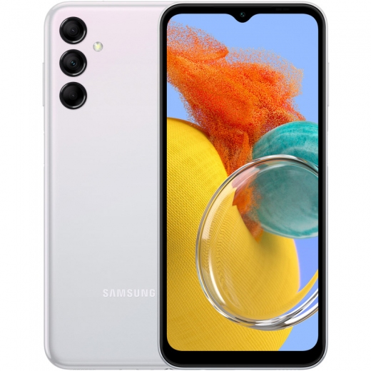 Смартфон Samsung Galaxy M14 4/64GB (SM-M146BZSUSEK) Silver - фото Смартфон Samsung Galaxy M14 4/64GB (SM-M146BZSUSEK) Silver - фото - Samsung Experience Store — брендовый интернет-магазин