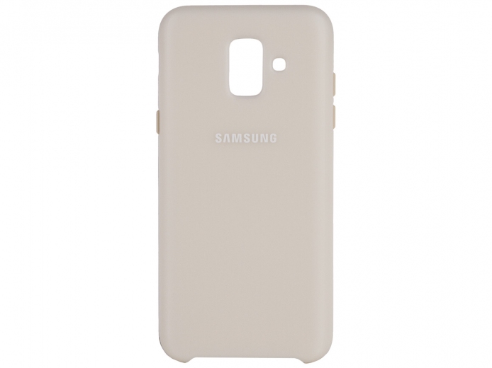 Панель Samsung Dual Layer Cover Galaxy A6 (2018) (EF-PA600CFEGRU) Gold - фото - Samsung Experience Store — брендовий інтернет-магазин