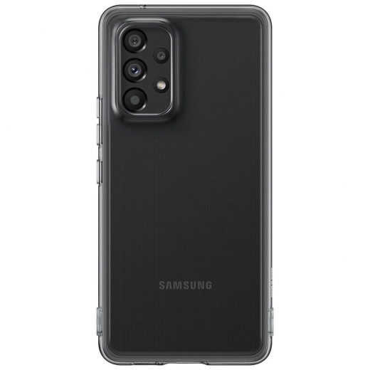 Чехол Samsung Soft Clear Cover для Samsung Galaxy A53 (A536) (EF-QA536TBEGRU) Black - фото Чехол Samsung Soft Clear Cover для Samsung Galaxy A53 (A536) (EF-QA536TBEGRU) Black - фото - Samsung Experience Store — брендовый интернет-магазин
