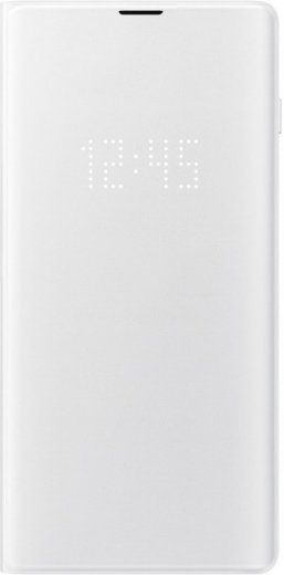 Чехол-книжка Samsung LED View Cover для Samsung Galaxy S10 Plus (EF-NG975PWEGRU) White - фото - Samsung Experience Store — брендовый интернет-магазин