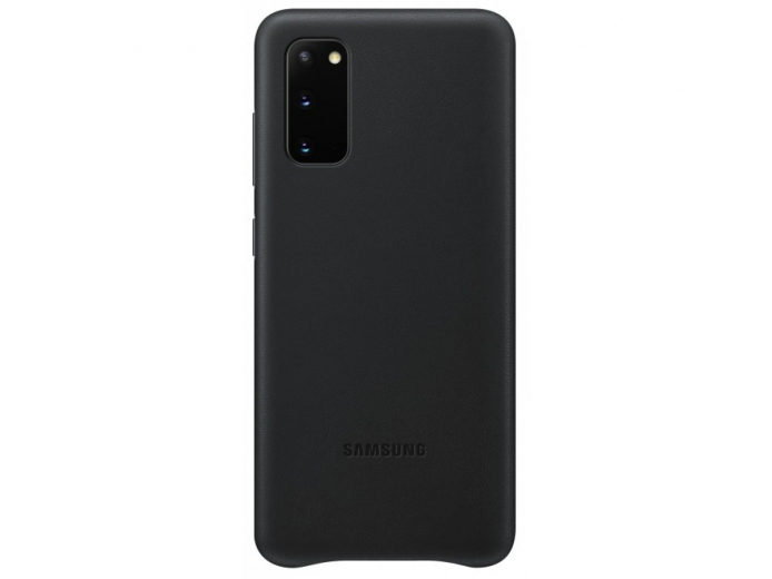 Панель Samsung Leather Cover для Samsung Galaxy S20 (EF-VG980LBEGRU) Black - фото - Samsung Experience Store — брендовий інтернет-магазин