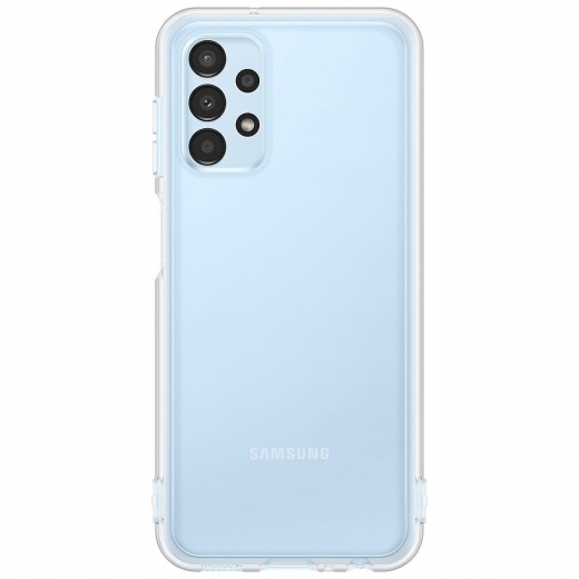 Чехол Samsung Soft Clear Cover для Samsung Galaxy A13 (A135) (EF-QA135TTEGRU) Transparent - фото Чехол Samsung Soft Clear Cover для Samsung Galaxy A13 (A135) (EF-QA135TTEGRU) Transparent - фото - Samsung Experience Store — брендовый интернет-магазин