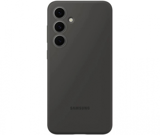 Панель Samsung Silicone Case для Samsung Galaxy S24 FE (EF-PS721CBEGWW) Black - фото - Samsung Experience Store — брендовый интернет-магазин