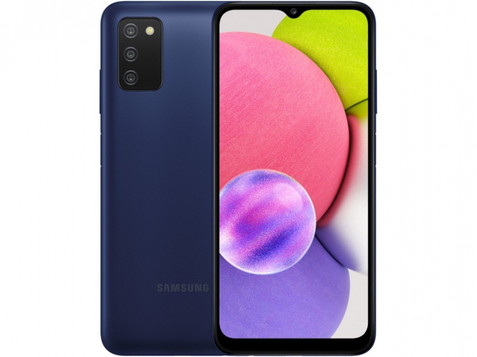 Смартфон Samsung Galaxy A03s 3/32GB (SM-A037FZBDSEK) Blue - фото - Samsung Experience Store — брендовый интернет-магазин