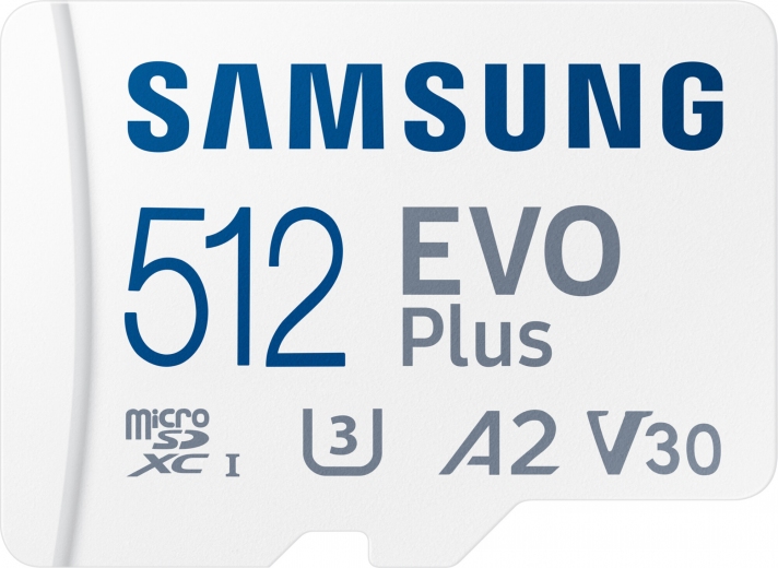 Карта памяти Samsung EVO Plus microSDXC 512GB UHS-I Class 10 + SD-адаптер (MB-MC512KA/RU) - фото - Samsung Experience Store — брендовый интернет-магазин