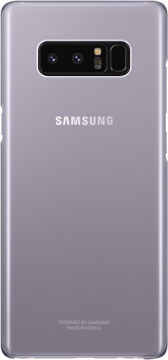 Чехол Samsung Clear Cover Note 8 EF-QN950CVEGRU Orchid Gray - фото - Samsung Experience Store — брендовый интернет-магазин