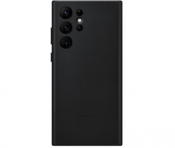 Панель Samsung Leather Cover для Samsung Galaxy S22 Ultra (EF-VS908LBEGRU) Black - фото - Samsung Experience Store — брендовий інтернет-магазин