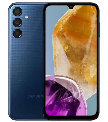Смартфон Samsung Galaxy M15 5G 4/128GB (SM-M156BDBUEUC) Dark Blue - фото Смартфон Samsung Galaxy M15 5G 4/128GB (SM-M156BDBUEUC) Dark Blue - фото - Samsung Experience Store — брендовый интернет-магазин