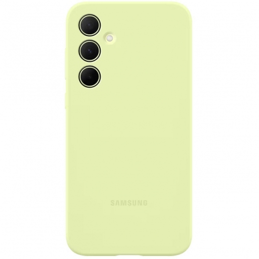 Панель Silicone Cover для Samsung Galaxy A35 (EF-PA356TMEGWW) Light Green - фото - Samsung Experience Store — брендовый интернет-магазин