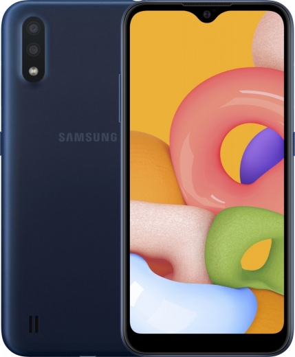 Смартфон Samsung Galaxy A01 2/16GB (SM-A015FZBDSEK) Blue (lifecell) - фото - Samsung Experience Store — брендовий інтернет-магазин