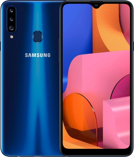 Смартфон Samsung Galaxy A20s A207F 3/32Gb (SM-A207FZBDSEK) Blue - фото - Samsung Experience Store — брендовый интернет-магазин