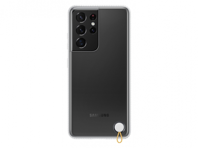 Накладка Samsung Clear Protective Cover для Samsung Galaxy S21 Ultra (EF-GG998CWEGRU) White - фото - Samsung Experience Store — брендовый интернет-магазин