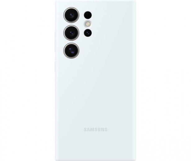 Панель Samsung Silicone Cover для Samsung Galaxy S24 Ultra (EF-PS928TWEGWW) White - фото - Samsung Experience Store — брендовый интернет-магазин