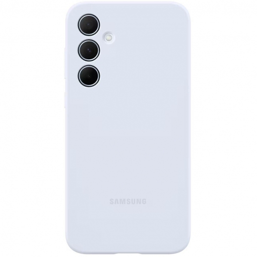 Панель Silicone Cover для Samsung Galaxy A35 (EF-PA356TLEGWW) Blue - фото - Samsung Experience Store — брендовый интернет-магазин