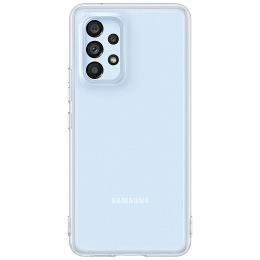 Чехол Samsung Soft Clear Cover для Samsung Galaxy A53 (A536) (EF-QA536TTEGRU) Transparent - фото Чехол Samsung Soft Clear Cover для Samsung Galaxy A53 (A536) (EF-QA536TTEGRU) Transparent - фото - Samsung Experience Store — брендовый интернет-магазин