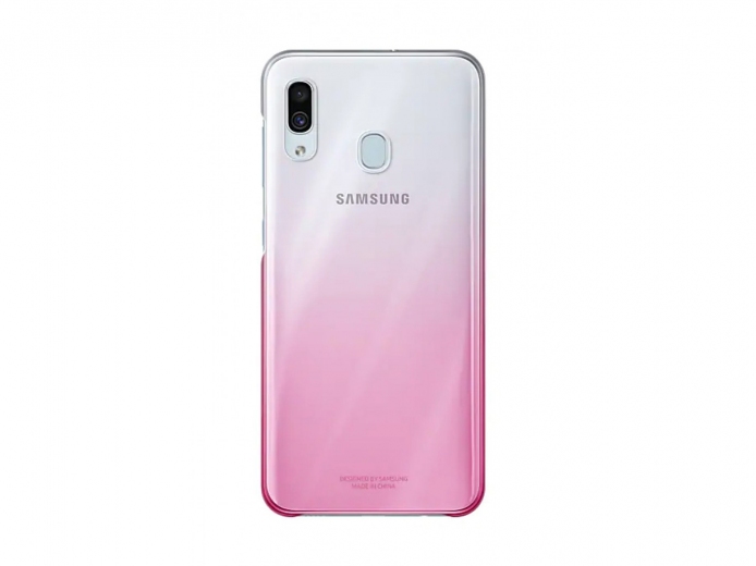 Чохол Samsung Gradation Cover для Samsung Galaxy A30 (EF-AA305CPEGRU) Pink - фото - Samsung Experience Store — брендовий інтернет-магазин