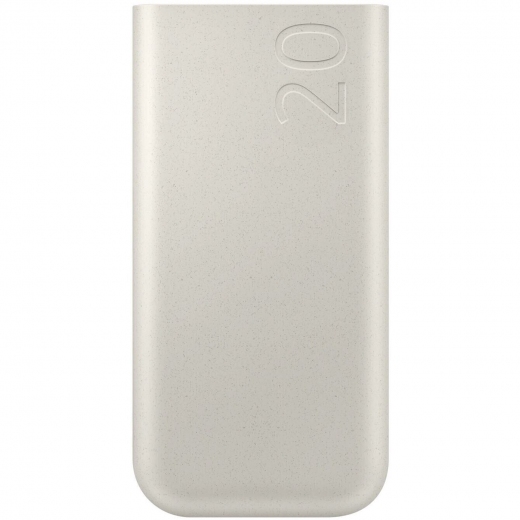 УМБ Samsung Battery Pack 20000 mAh 45W Super Fast Charging 2.0 (EB-P4520XUEGEU) Beige - фото - Samsung Experience Store — брендовый интернет-магазин