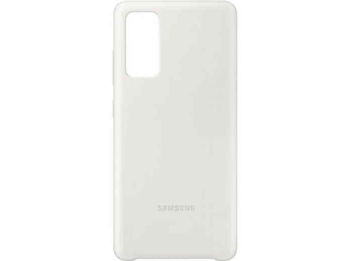 Панель Samsung Silicone Cover для Samsung Galaxy S20 FE (EF-PG780TWEGRU) White - фото - Samsung Experience Store — брендовый интернет-магазин