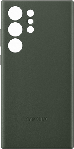 Панель Samsung Leather Cover для Samsung Galaxy S23 Ultra (EF-VS918LGEGRU) Green - фото - Samsung Experience Store — брендовий інтернет-магазин