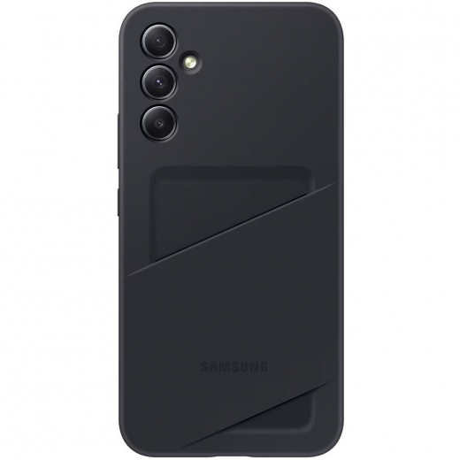 Чохол Samsung Card Slot Cover для Samsung A34 (EF-OA346TBEGRU) Black - фото - Samsung Experience Store — брендовий інтернет-магазин