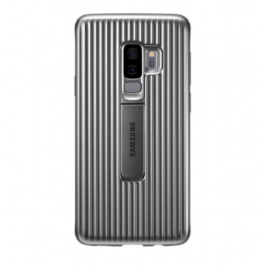 Накладка Samsung Protective Stadning Cover S9 Plus Silver (EF-RG965CSEGRU) - фото - Samsung Experience Store — брендовый интернет-магазин