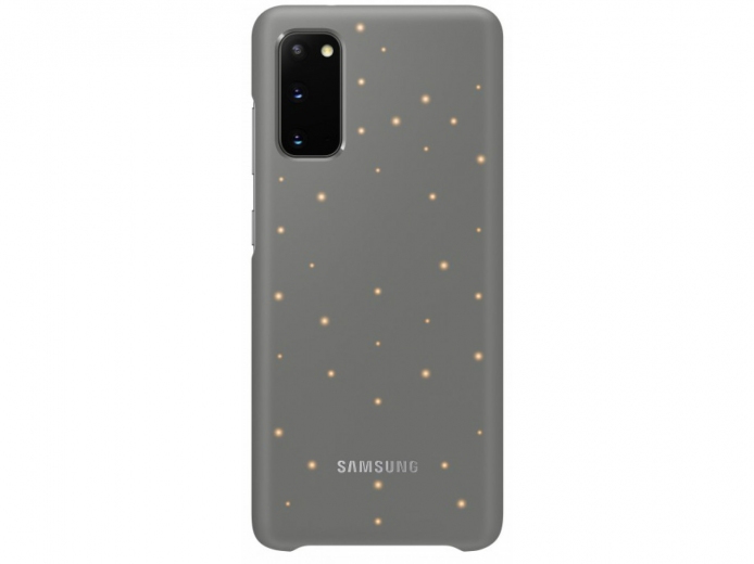 Панель Samsung LED Cover для Samsung Galaxy S20 (EF-KG980CJEGRU) Gray - фото - Samsung Experience Store — брендовий інтернет-магазин