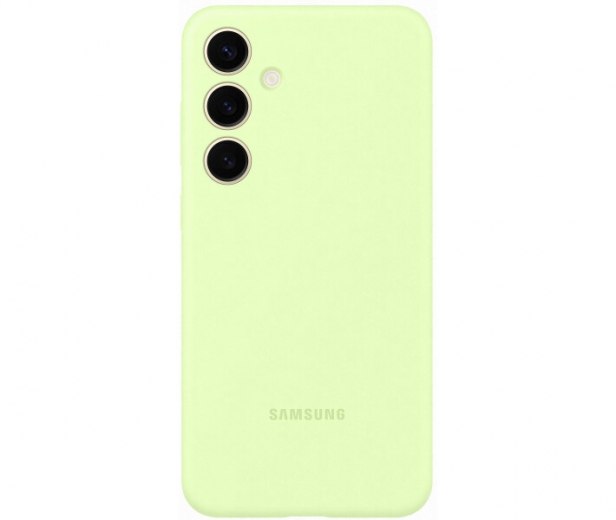 Панель Samsung Silicone Cover для Samsung Galaxy S24 Plus (EF-PS926TGEGWW) Light Green - фото - Samsung Experience Store — брендовый интернет-магазин