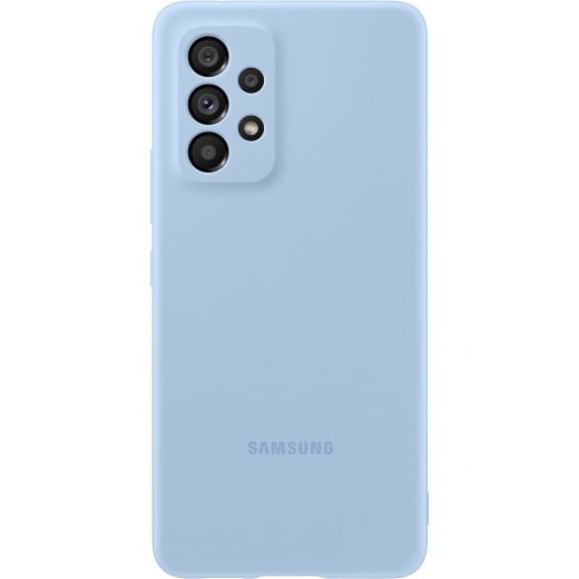 Панель Silicone Cover для Samsung Galaxy A53 EF-PA536TLEGRU Artic Blue - фото Панель Silicone Cover для Samsung Galaxy A53 EF-PA536TLEGRU Artic Blue - фото - Samsung Experience Store — брендовый интернет-магазин