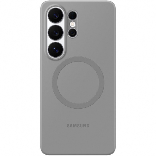 Панель Samsung Silicone Magnet для Samsung Galaxy S26 Ultra (EF-ES948CJEGWW) Gray - фото - Samsung Experience Store — брендовый интернет-магазин