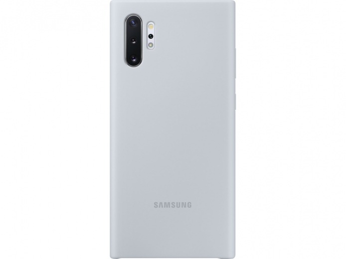 Накладка Samsung Silicone Cover для Samsung Galaxy Note 10 Plus (EF-PN975TSEGRU) Silver - фото - Samsung Experience Store — брендовий інтернет-магазин