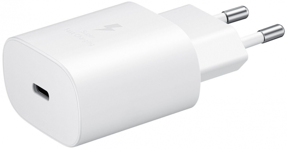 Мережевий зарядний пристрій Samsung 25W Travel Adapter (EP-TA800NWEGRU) White - фото - Samsung Experience Store — брендовий інтернет-магазин
