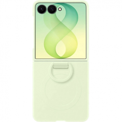 Панель Samsung Silicone Ring Magnet для Samsung Galaxy Flip 8 (EF-EF776CGEGUA) Mint - фото - Samsung Experience Store — брендовый интернет-магазин