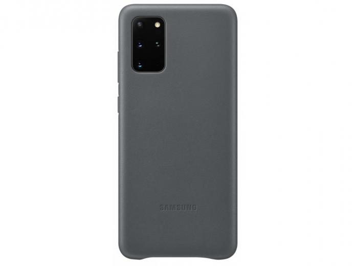 Панель Samsung Leather Cover для Samsung Galaxy S20 Plus (EF-VG985LJEGRU) Gray - фото - Samsung Experience Store — брендовий інтернет-магазин