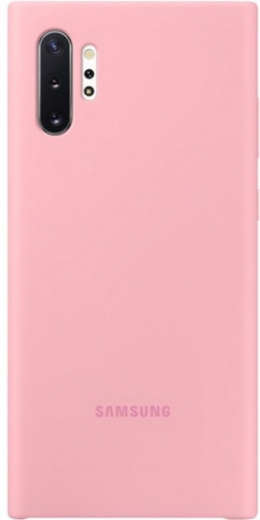 Накладка Samsung Silicone Cover для Samsung Galaxy Note 10 Plus (EF-PN975TPEGRU) Pink - фото - Samsung Experience Store — брендовий інтернет-магазин