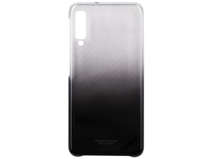 Чохол Samsung Gradation Cover для Samsung Galaxy A7 2018 A750F (EF-AA750CBEGRU) Black - фото - Samsung Experience Store — брендовий інтернет-магазин