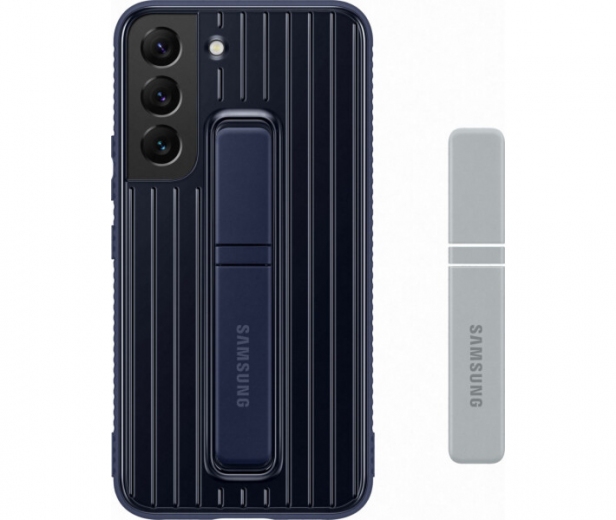 Накладка Samsung Protective Standing Cover для Samsung Galaxy S22 (EF-RS901CNEGRU) Navy - фото - Samsung Experience Store — брендовий інтернет-магазин