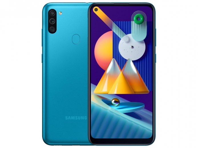 Смартфон Samsung Galaxy M11 3/32GB (SM-M115FMBNSEK) Blue - фото - Samsung Experience Store — брендовый интернет-магазин