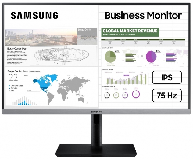 Монітор Samsung S24R650 (LS24R650FDIXCI) Black - фото - Samsung Experience Store — брендовий інтернет-магазин