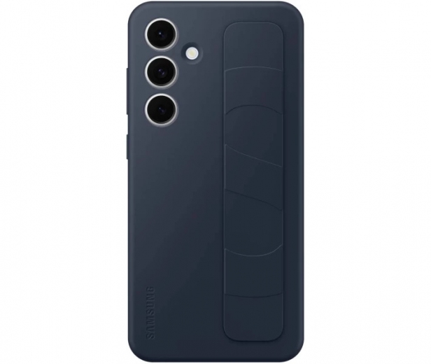 Накладка Samsung Standing Grip Case для Samsung Galaxy S24 FE (EF-GS721CNEGWW) Blue Black - фото - Samsung Experience Store — брендовый интернет-магазин