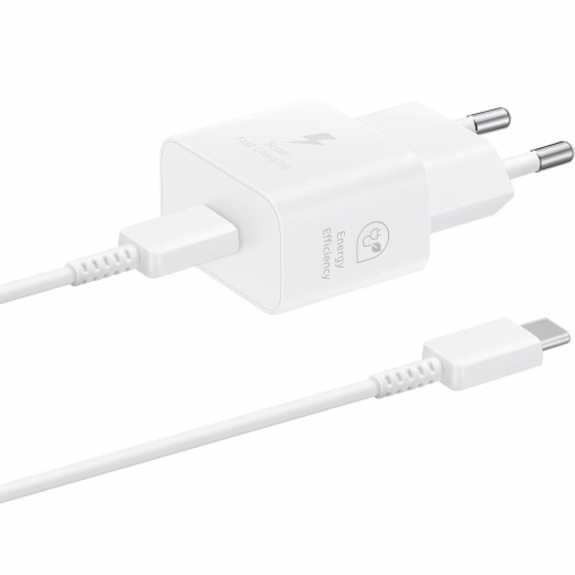 Сетевое зарядное устройство Samsung 25W Type-C Cable (EP-T2510XWEGEU ...