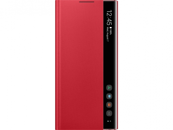 Чехол-книжка Samsung Clear View Cover для Samsung Galaxy Note 10 (EF-ZN970CREGRU) Red - фото - Samsung Experience Store — брендовый интернет-магазин