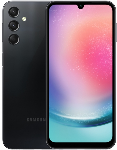 Смартфон Samsung Galaxy A24 6/128GB (SM-A245FZKVSEK) Black - фото Смартфон Samsung Galaxy A24 6/128GB (SM-A245FZKVSEK) Black - фото - Samsung Experience Store — брендовий інтернет-магазин