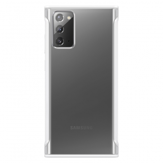 Накладка Samsung Clear Protective Cover для Samsung Galaxy Note 20 (N980) EF-GN980CWEGRU White - фото Накладка Samsung Clear Protective Cover для Samsung Galaxy Note 20 (N980) EF-GN980CWEGRU White - фото - Samsung Experience Store — брендовий інтернет-магазин