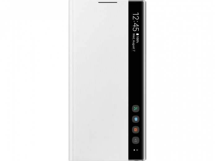 Чехол-книжка Samsung Clear View Cover для Samsung Galaxy Note 10 (EF-ZN970CWEGRU) White - фото - Samsung Experience Store — брендовый интернет-магазин