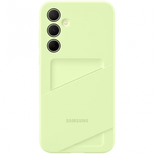 Чохол Samsung Card Slot Cover для Samsung A35 (EF-OA356TMEGWW) Light Green - фото - Samsung Experience Store — брендовий інтернет-магазин